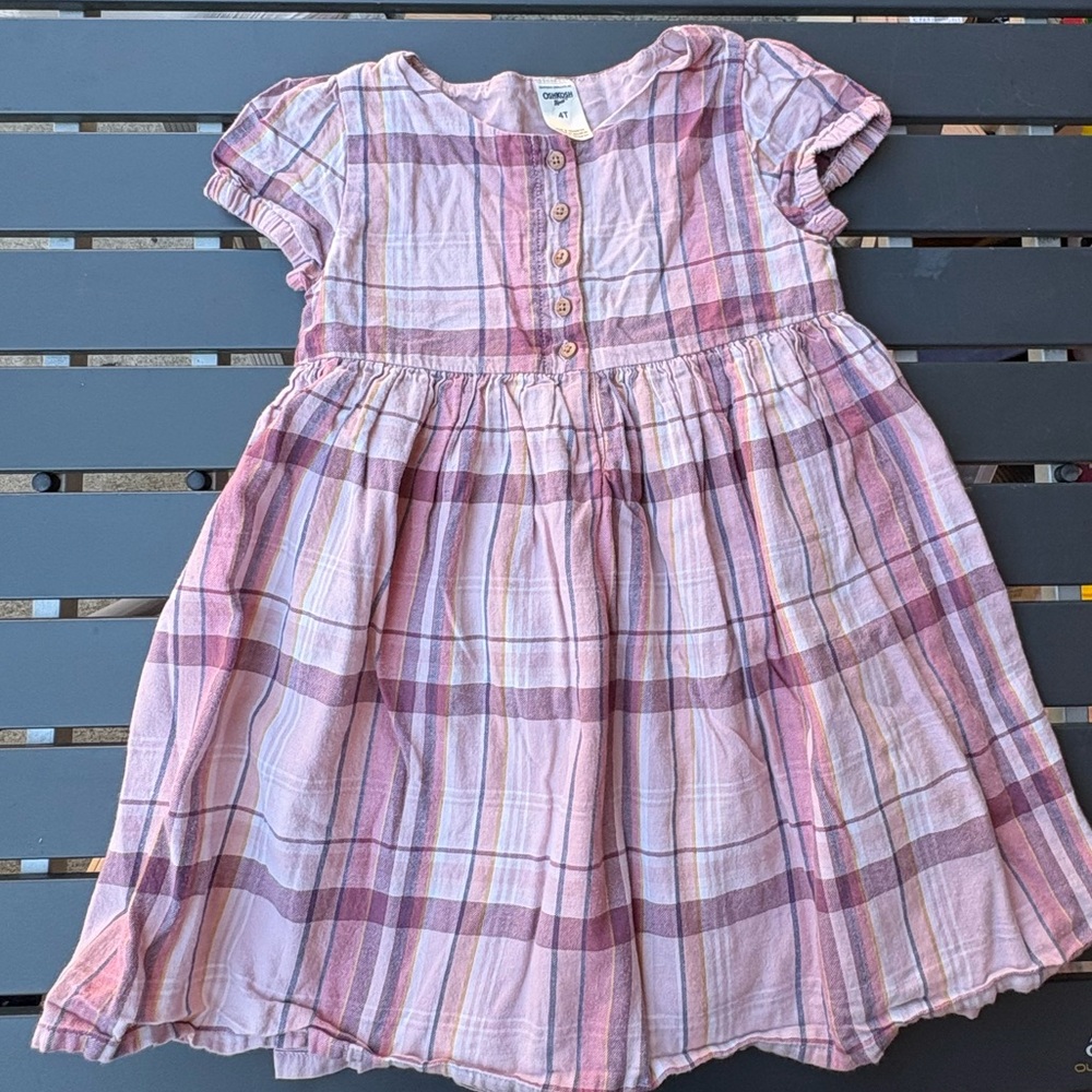 Oshkosh bgosh girls plaid dress